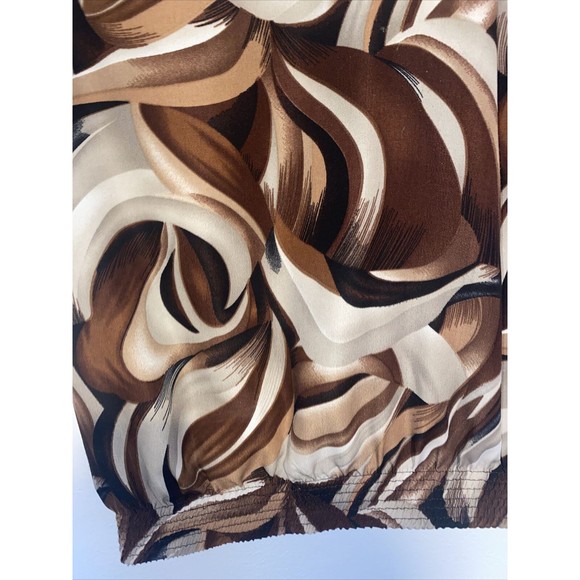 D’Accord Half Button Short Sleeve Polo Brown Mens Large - Picture 4 of 6